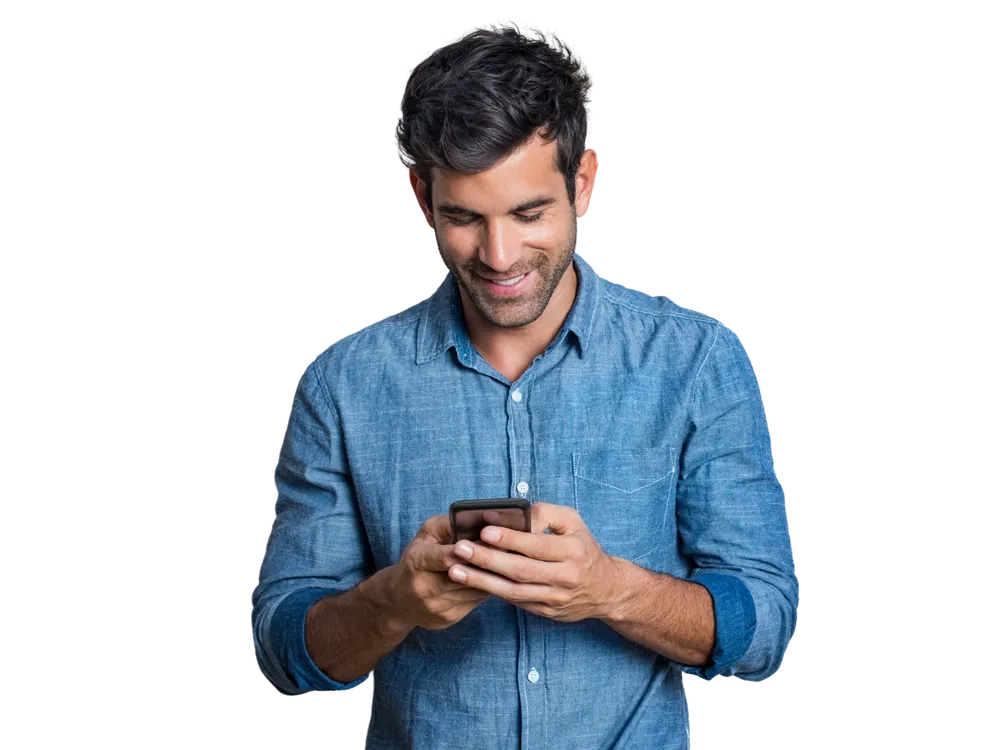 Happy RedGems user browsing their saved Reddit media collection on a phone